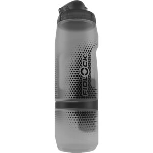 Fidlock - Fidlock Twist Antibacterial Trinkflasche 800ml + Bike Base transparent schwarz