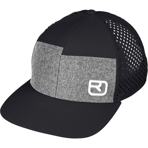 ORTOVOX-ORTOVOX-Logo-Air-Trucker-Cap-black-raven-schwarz ORTOVOX - ORTOVOX Logo Air Trucker Cap black raven