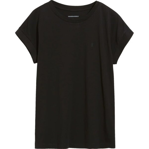 Armedangels-Armedangels-Idaara-T-Shirt-schwarz-schwarz Armedangels - Armedangels Idaara T-Shirt schwarz