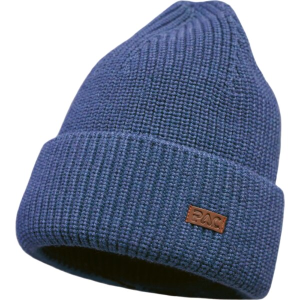 P.A.C. - P.A.C. Alea Merino Beanie blue melange