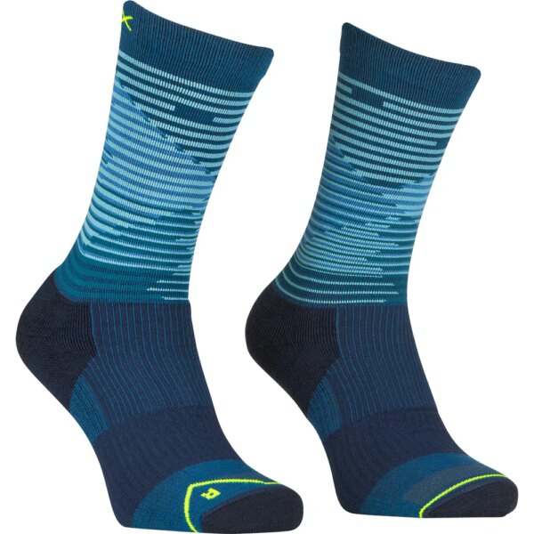 ORTOVOX-ORTOVOX-All-Mountain-Mid-Socken-petrol-blue-blau ORTOVOX - ORTOVOX All Mountain Mid Socken petrol blue