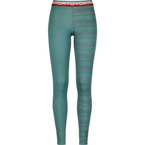 ORTOVOX-ORTOVOX-185-RockNWool-Unterhose-arctic-grey-tuerkis ORTOVOX - ORTOVOX 185 Rock'N'Wool Unterhose arctic grey