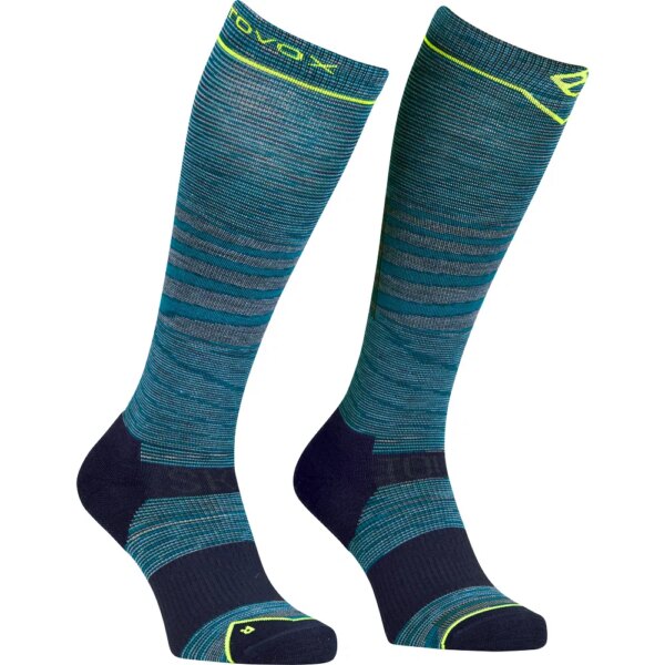 ORTOVOX-ORTOVOX-Ski-Tour-LT-Comp-Long-Socken-petrol-blue-blend-blau ORTOVOX - ORTOVOX Ski Tour LT Comp Long Socken petrol blue blend