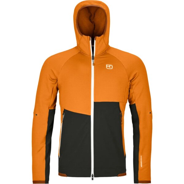 ORTOVOX-ORTOVOX-Fleece-Rib-Hoodie-sly-fox-orange ORTOVOX - ORTOVOX Fleece Rib Hoodie sly fox