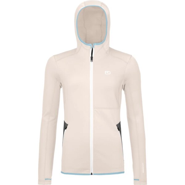 ORTOVOX-ORTOVOX-Fleece-Hoodie-white-chalk-rosapink ORTOVOX - ORTOVOX Fleece Hoodie white chalk