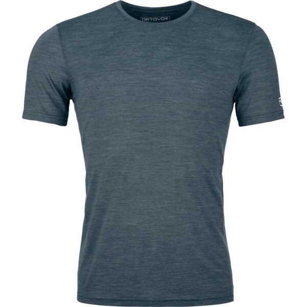 ORTOVOX-ORTOVOX-120-Cool-Tec-Clean-T-Shirt-dark-arctic-grey-blend-blau ORTOVOX - ORTOVOX 120 Cool Tec Clean T-Shirt dark arctic grey blend
