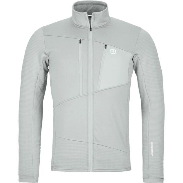 ORTOVOX-ORTOVOX-Fleece-Grid-Jacke-glacier-grey-grau ORTOVOX - ORTOVOX Fleece Grid Jacke glacier grey