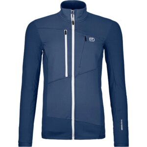 ORTOVOX - ORTOVOX Fleece Grid Jacke blue nunatak