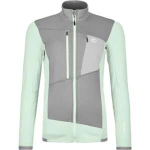 ORTOVOX - ORTOVOX Fleece Grid Jacke green acid