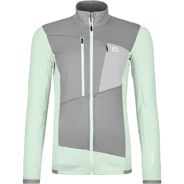 ORTOVOX-ORTOVOX-Fleece-Grid-Jacke-green-acid-tuerkis ORTOVOX - ORTOVOX Fleece Grid Jacke green acid