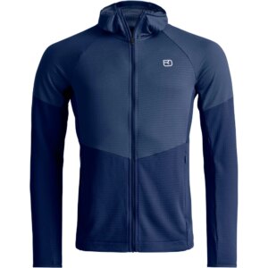ORTOVOX - ORTOVOX Fleece Light Grid Hoodie deep ocean