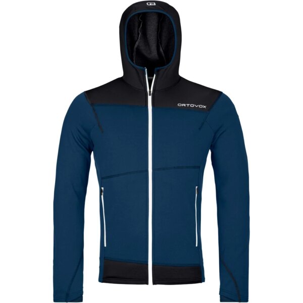 ORTOVOX-ORTOVOX-Fleece-Light-Hoodie-deep-ocean-blau ORTOVOX - ORTOVOX Fleece Light Hoodie deep ocean