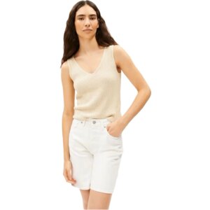 Armedangels - Armedangels Caaro Lino Top raw white