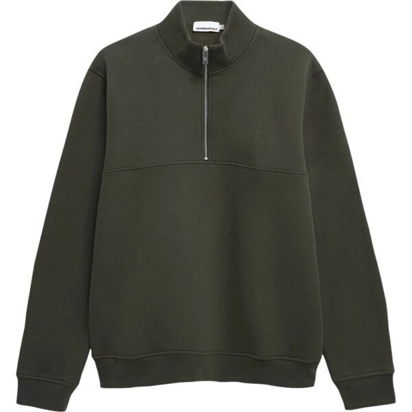 Armedangels-Armedangels-Waarlo-Fleece-Sweatshirt-forest-pine-Standard Armedangels - Armedangels Waarlo Fleece Sweatshirt forest pine