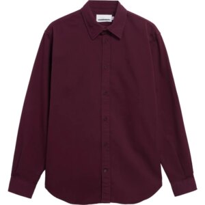 Armedangels - Armedangels Giaalo GMT Dye Hemd dark cranberry