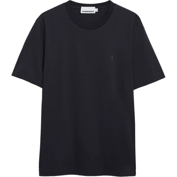 Armedangels-Armedangels-Jaames-T-Shirt-schwarz-schwarz Armedangels - Armedangels Jaames T-Shirt schwarz