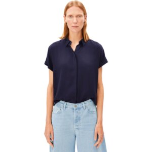 Armedangels - Armedangels Larisaana Bluse tinted navy