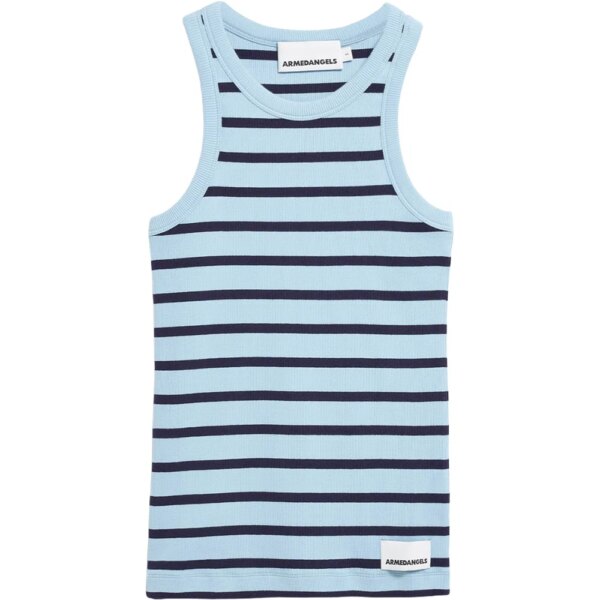 Armedangels-Armedangels-Kanitaa-Stripes-Tanktop-blue-glow-blau Armedangels - Armedangels Kanitaa Stripes Tanktop blue glow