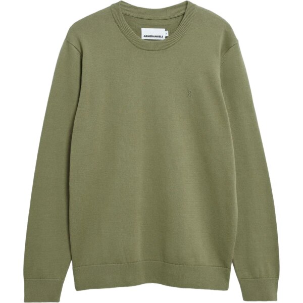 Armedangels-Armedangels-Loukaa-Strickpullover-fatigue-green-gruen Armedangels - Armedangels Loukaa Strickpullover fatigue green