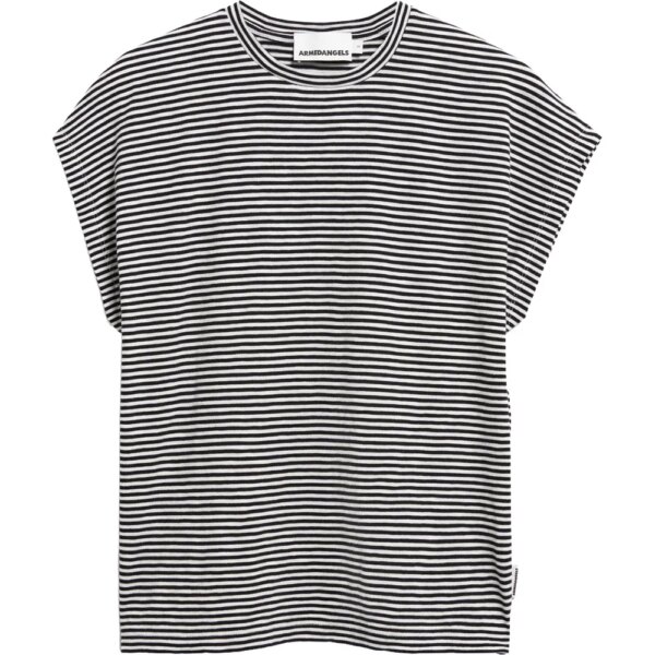 Armedangels - Armedangels Slub Jersey Stripe T-Shirt oatmilk