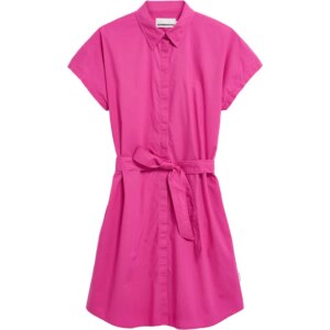 Armedangels - Armedangels Larisaana Poplin Minikleid very berry