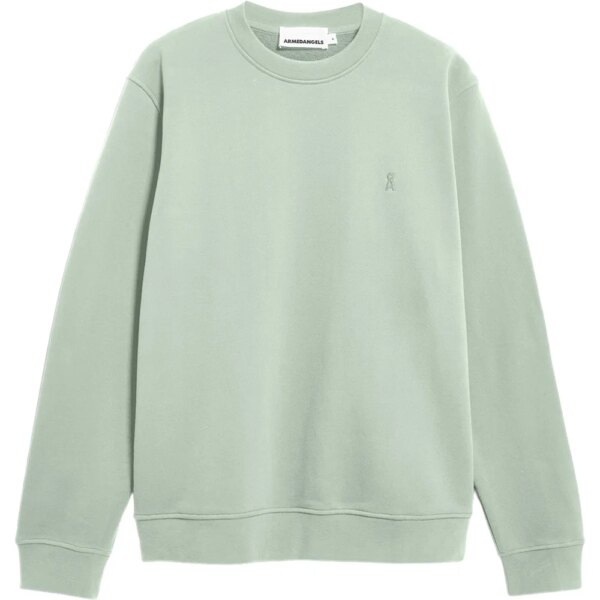 Armedangels-Armedangels-Baaro-Loop-Sweatshirt-foam-gruen Armedangels - Armedangels Baaro Loop Sweatshirt foam