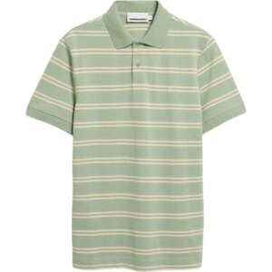 Armedangels - Armedangels Striped Poloshirt foam