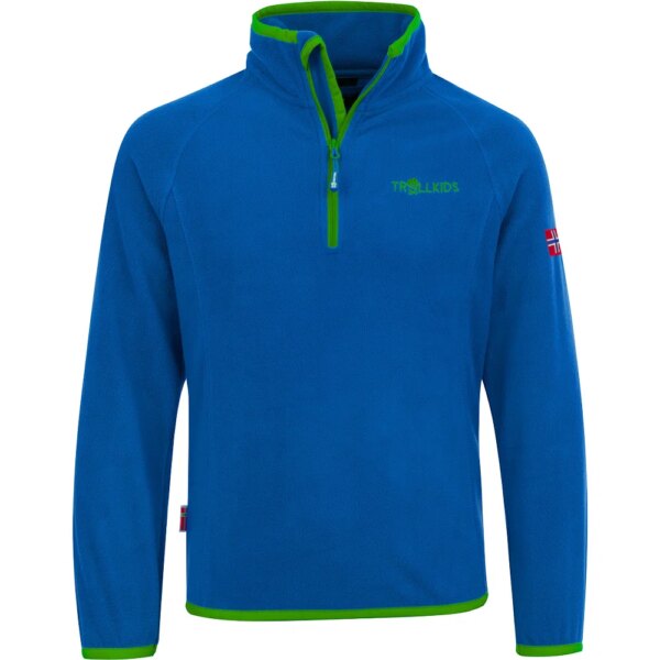 Trollkids-Trollkids-Nordland-Fleece-Pullover-Kinder-medium-blue-blau Trollkids - Trollkids Nordland Fleece-Pullover Kinder medium blue