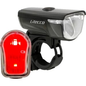 Litecco - Litecco Shine 30Lux & Cando Fahrradbeleuchtung-Set