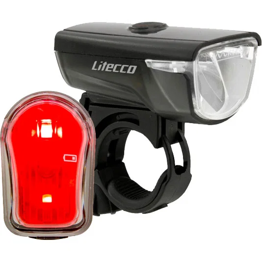 Litecco-Litecco-Shine-30Lux-Cando-Fahrradbeleuchtung-Set-schwarz Litecco - Litecco Shine 30Lux & Cando Fahrradbeleuchtung-Set