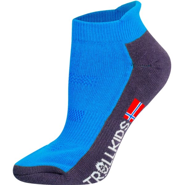 Trollkids-Trollkids-Hiking-Low-Cut-Socken-Kinder-medium-blue-blau Trollkids - Trollkids Hiking Low Cut Socken Kinder medium blue