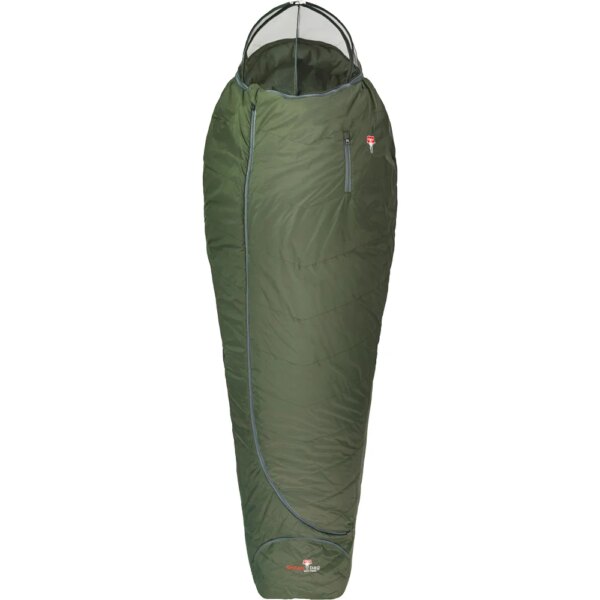 Grüezi - Bag Biopod Wolle Survival Schlafsack greenery
