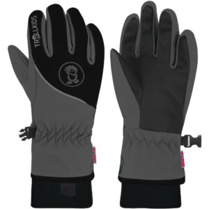 Trollkids - Trollkids Trolltunga Fingerhandschuhe Kinder anthracite black