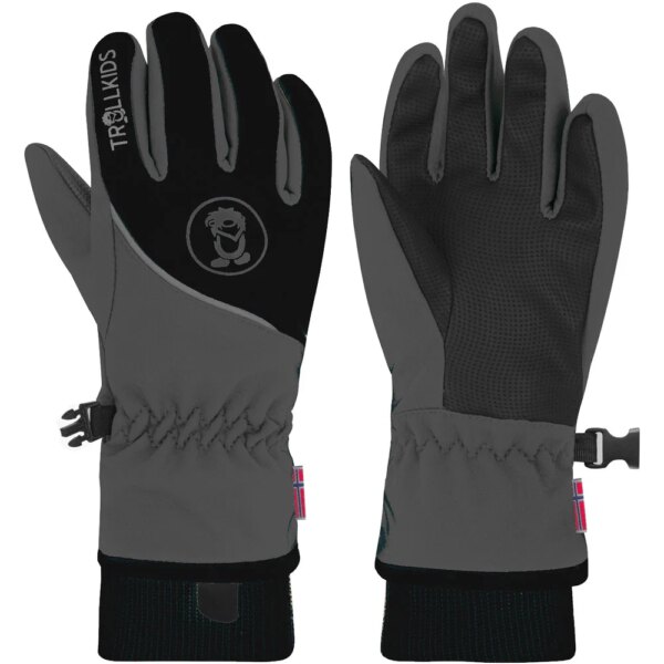 Trollkids-Trollkids-Trolltunga-Fingerhandschuhe-Kinder-anthracite-black-grau Trollkids - Trollkids Trolltunga Fingerhandschuhe Kinder anthracite black