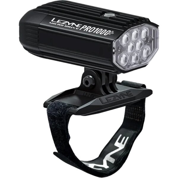 Lezyne-Lezyne-Micro-Drive-Pro-1000-Helmlampe-schwarz-schwarzrot Lezyne - Lezyne Micro Drive Pro 1000+ Helmlampe schwarz