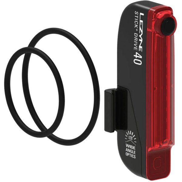 Lezyne-Lezyne-Stick-StVZO-Ruecklicht-schwarz-schwarz Lezyne - Lezyne Stick+ StVZO Rücklicht schwarz