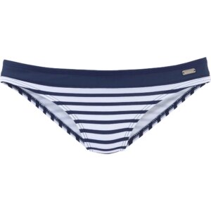 Lascana - Lascana Bikinihose white navy