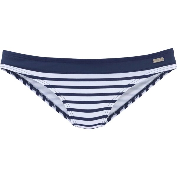 Lascana - Lascana Bikinihose white navy
