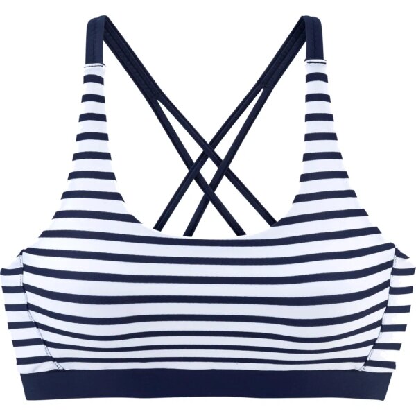 Lascana-Lascana-Bustier-Top-white-navy-stripes-weiss Lascana - Lascana Bustier-Top white navy stripes