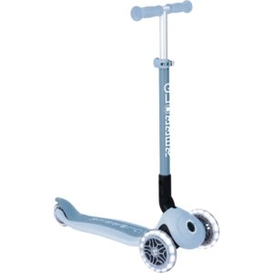 Globber - Globber Primo Foldable Lights Eco Kinder blaubeere