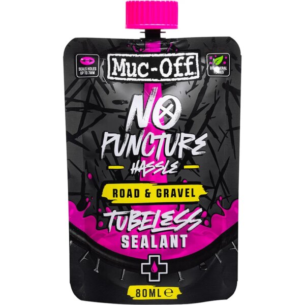 Muc-Off-Road-Gravel-Reifendichtmittl-80ml-rosapink Muc - Off Road & Gravel Reifendichtmittl 80ml