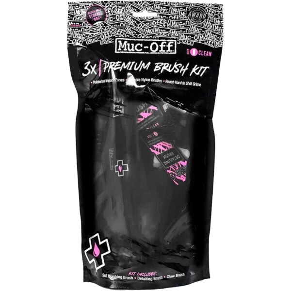Muc-Off-3x-Brush-Set-Buerstenset-schwarz Muc - Off 3x Brush Set Bürstenset