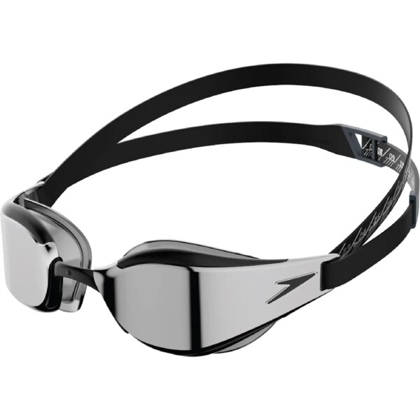 Speedo-Speedo-Fastskin-Hyper-Elite-Mirror-Schwimmbrille-black-oxid-grey-chrome-schwarzgrau Speedo - Speedo Fastskin Hyper Elite Mirror Schwimmbrille black oxid grey chrome