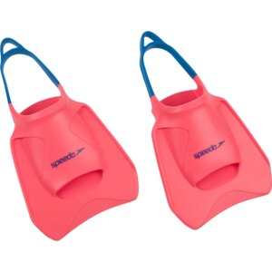 Speedo - Speedo Biofuse Fitness Flossen fluro tangerine poolblu blueflame