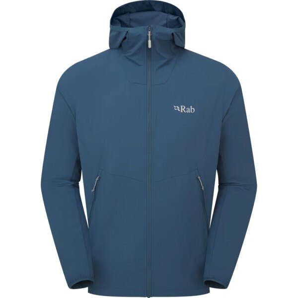 RAB-RAB-Borealis-Hoodie-Softshelljacke-tempest-blue-blau RAB - RAB Borealis Hoodie Softshelljacke tempest blue
