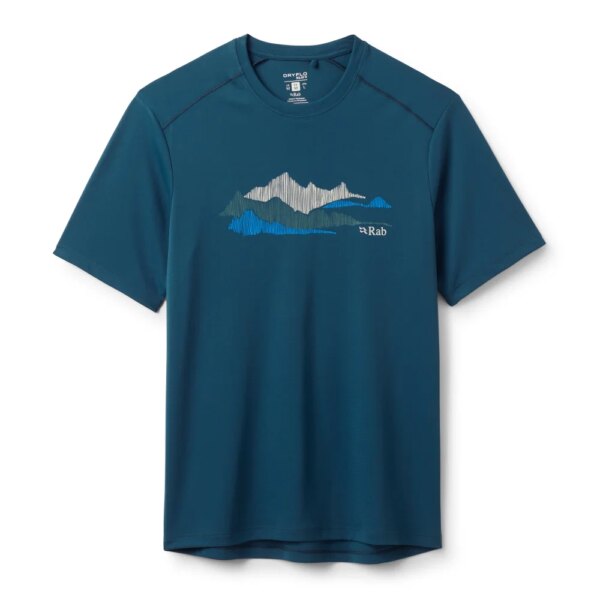 RAB-RAB-Force-Aspect-T-Shirt-tempest-blue-blau RAB - RAB Force Aspect T-Shirt tempest blue