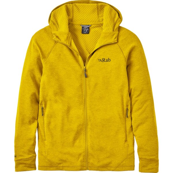 RAB-RAB-Nexus-Hoodie-Fleecejacke-dark-pollen-gelb RAB - RAB Nexus Hoodie Fleecejacke dark pollen
