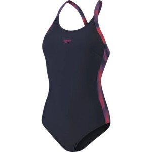 Speedo - Speedo Entwine Printed Badeanzug true navy