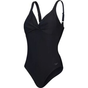 Speedo - Speedo Shaping Cross Knot Badeanzug schwarz