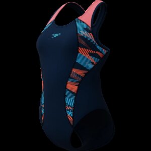 Speedo - Speedo Placement Laneback Badeanzug zoom boom placement
